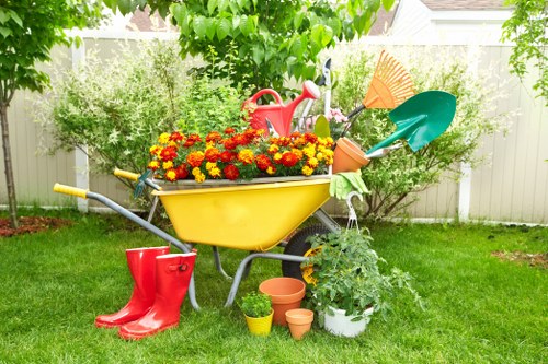 Seasonal hedge cutting in Alperton to keep garden lines tidy